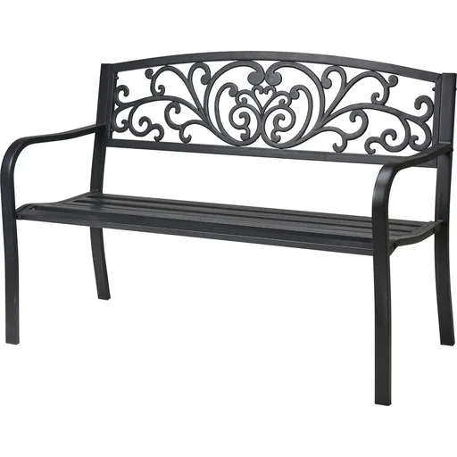 "Pro Garden garden bench -127 x 60 cm - metal image"