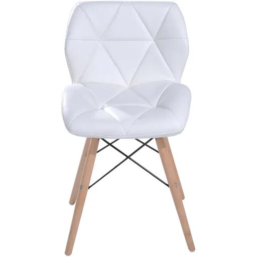 "Upholstered chair children's stool children's room chair wood white image"