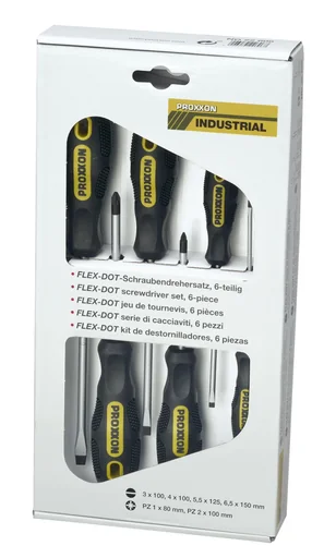 "FLEX-DOT screwdriver set external hexagon (6 pieces) image"