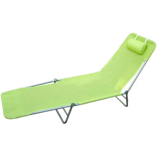 "Sun lounger garden lounger two-legged lounger green image"