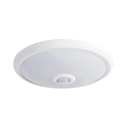 "LED ceiling light curved 14 W 4000k with sensor image"