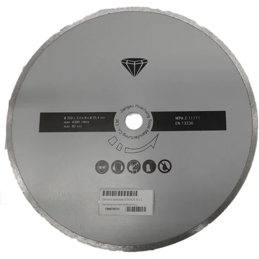 "Diamond circular saw blade O350x25.4mm image"