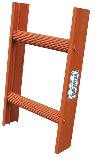 "Chimney sweep ladder, aluminum, 14 rungs, color red, W 33/ L 395 cm image"