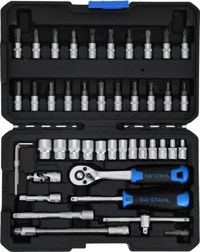 "Socket wrench set, 1/4", 48-piece image"