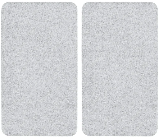 "3-in-1 stove cover plates, cutting boards, worktops, glass, transparent, each 52 x 30 cm image"