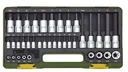 Socket wrench set HX + TX, 1/4" + 1/2" (42 pieces)