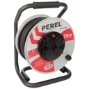 PROFESSIONAL CABLE REEL WITH 'ANTI-TWIST' SYSTEM - NEOPRENE - 25 m - 3G2.5 - 4 SOCKETS - PROTECTIVE CONTACT (FRENCH SYSTEM