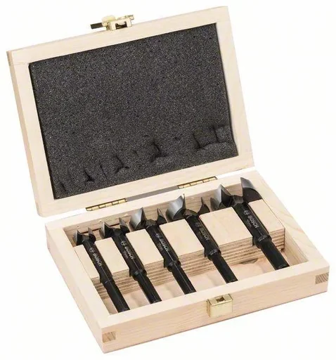 "Forstner bit set, 5-piece, 15-35 mm image"
