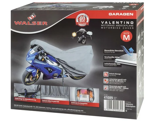 "Motorcycle garage Sport - Size M - 215 x 95 x 120 cm - PVC image"