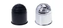 Cover cap, silver for trailer hitch