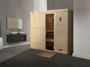 KEMI 5 design sauna with glass door
