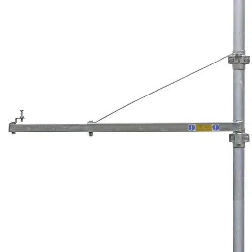 "Swivel boom arm SA-250, guying via tension support for electric construction cable winch BW, max. load capacity 250 kg, length 1.1 m image"