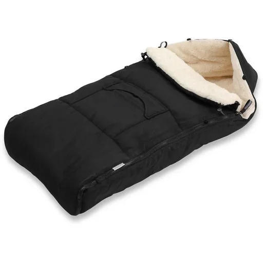 "BabyGaga Stroller Footmuff Black | Teddy | Maxi-Cosi | with Storage Bag image"