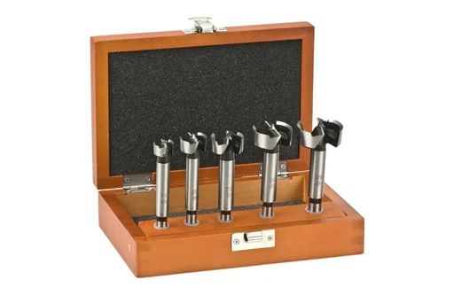"Forstner drill bit set 5-piece image"