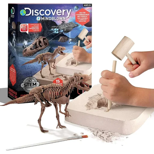 "Discovery Mindblow - Dinosaur Dig " " 3D Puzzle - Excavation Set - Archaeology image"