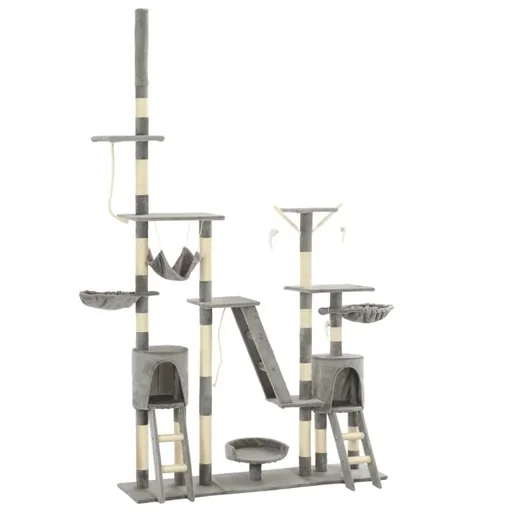 "Cat scratching post with sisal scratchers image"