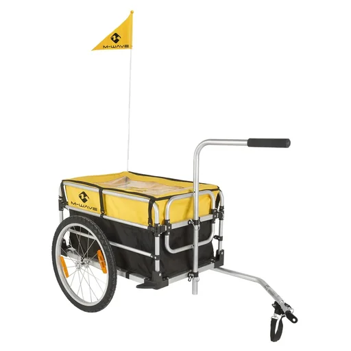 "Folding luggage bike trailer "Fold 2 in 1" image"