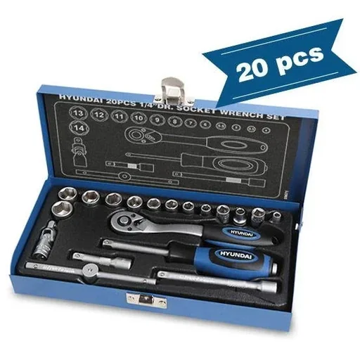 "Professional tool set 1/4" 20-piece image"