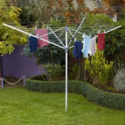 Draaidroogrek 170 x 183 cm zilver