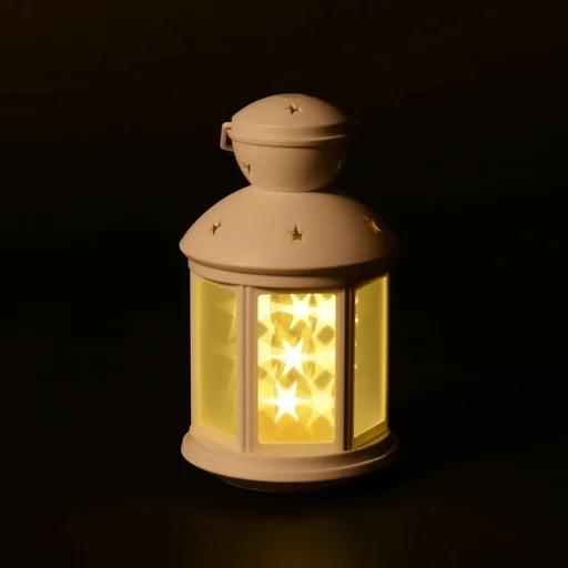 "LED lantern lighting 3D hologram star lamp Christmas decoration image"