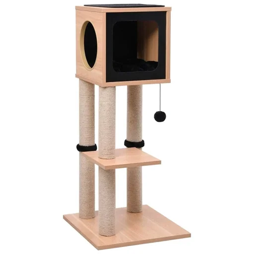 "Cat scratching post with sisal scratching mat 9 image"