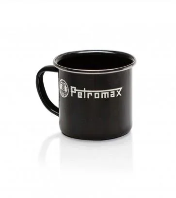 "black enamel mug image"
