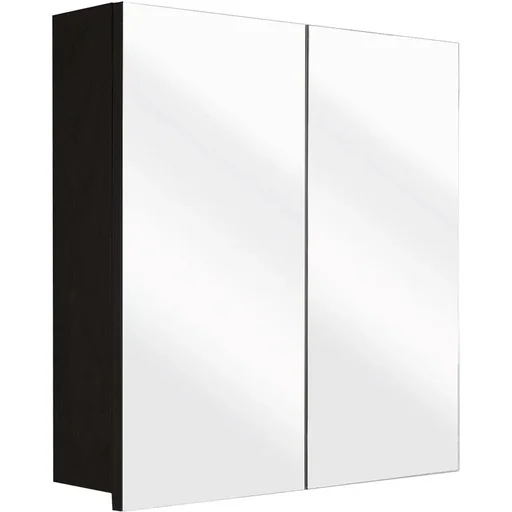 "Concept mirror cabinet 60cm black fsc image"