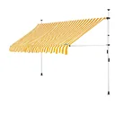 Klem canopy yellow/white 300cm