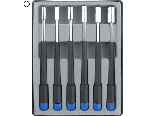 "Hexagon key set, 4.0 - 8.0 mm, 6 pieces image"