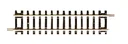 12 pieces straight track G½, length 115 mm (half standard length)