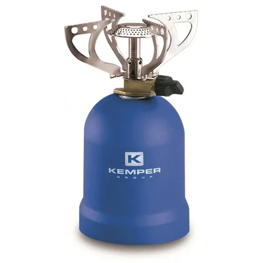 "Gas stove with 4 supports 1200 Watt Blue image"