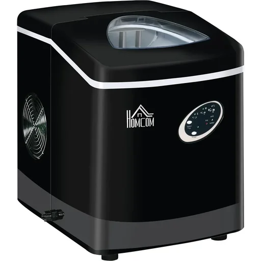 "Ice cube maker 15kg/24h 1.9L with 3.2L water tank 36.7 x 29.7 x 37.8 cm image"