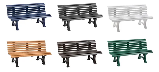 "Helgoland garden bench graphite grey image"