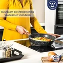 Performance Series Pots and Pans - Frying Pan Special Edition 24 cm + Pancake Pan Special Edition 28 cm - Black
