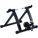 Roller trainer with air resistance brake black