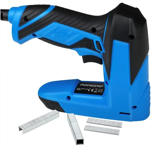 "Electric stapler - incl. 400 staples + 100 nails image"