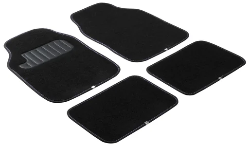 "Car mat The Color black / purple image"