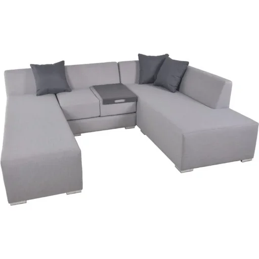"WELLINGTON lounge set, 3-piece, aluminum, including cushions image"