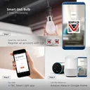 VT-5124 LED WiFi smart lamp - 4.5W - RGB+W - E27
