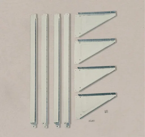 "Shelving set without shelves for tool sheds SS404 image"