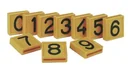 Animal marking - number "1" for collar