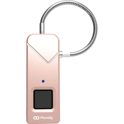 "Movelly fingerprint padlock Rose image"