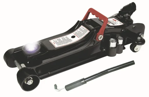 "Flat trolley jack 2.25 t - with LED light image"