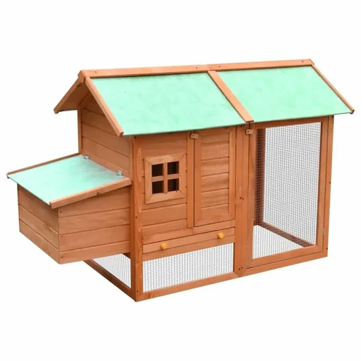 "Chicken coop 170x81x110 cm solid gr image"