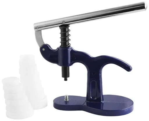 "Case closer / glass presser with 12 plastic inserts image"