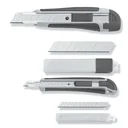 Snap-off knife set, 12 pieces