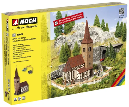 "St. George's Church with micro-sound bell ringing image"
