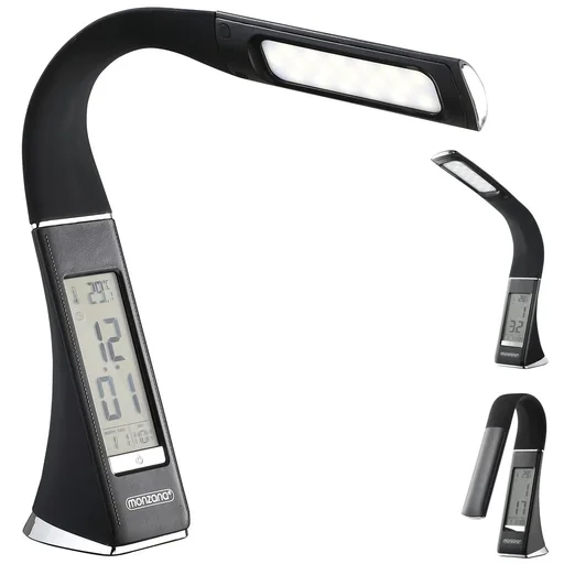 "LED table lamp Lilly black image"