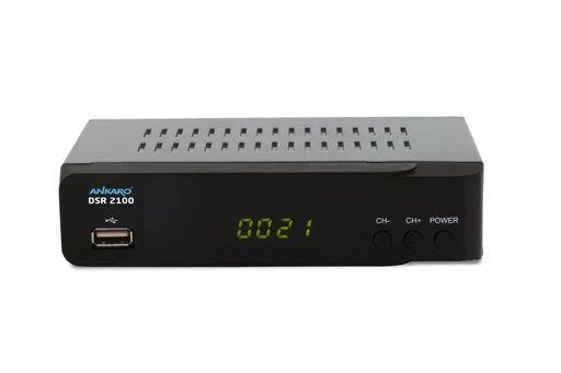 "DSR 2100 HD satellite receiver with PVR recording function image"