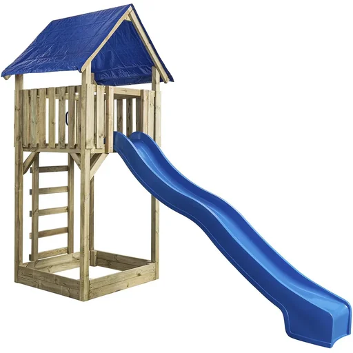 "Play tower Lisa with slide blue image"